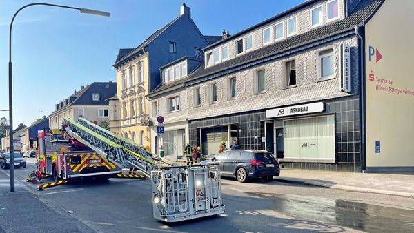 Brand in Gesundheitspraxis an der Friedrichstraße in Velbert