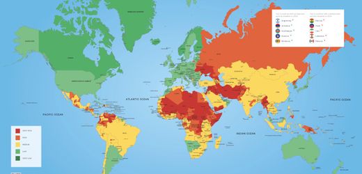 Reisen 2025: In welchen Ländern und Regionen Touristen sicher sind – und wo nicht