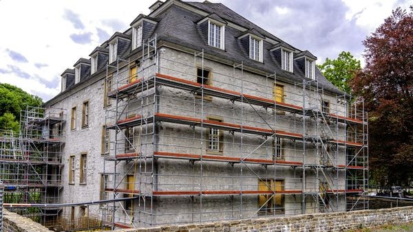Das Schloss in Velbert: Magnet und spannende Baustelle