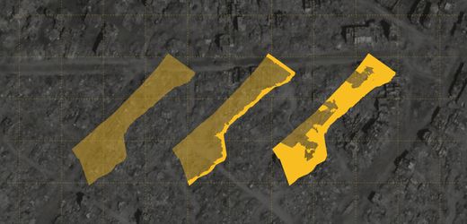 Gaza: Satellitenbilder zeigen systematische Zerstörung und Übernahme des Kriegsgebiets