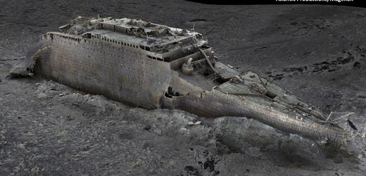 »Titanic«: 3D-Scan des Luxusdampfers enthüllt neue Details zum Untergang