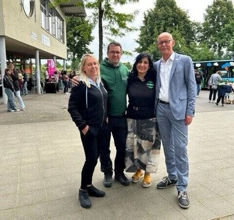 Fest an der Gesamtschule: Jüchen zeigt, wie bunt es sein kann