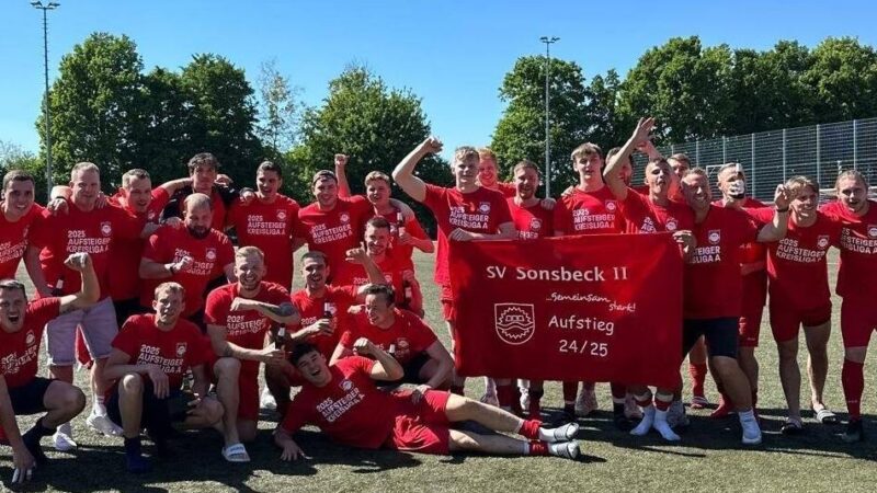 Zurück in der Fußball-Kreisliga A: Der SV Sonsbeck II packt den vorzeitigen Aufstieg