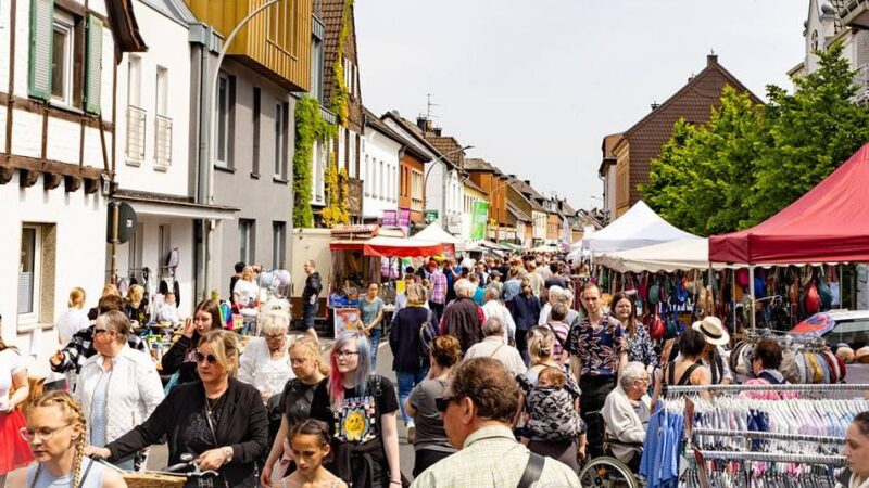 Großveranstaltung am Wochenende: Straßensperrungen für Maimarkt in Wevelinghoven