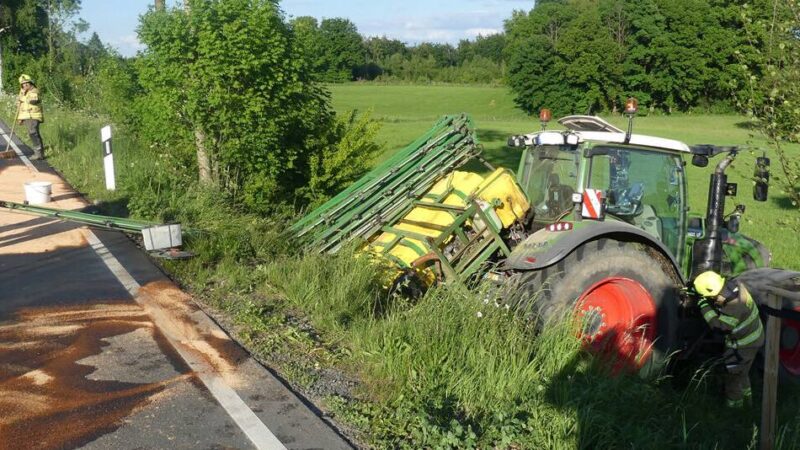 Spektakulärer Unfall in Hückeswagen: Beim Überholen zusammengestoßen