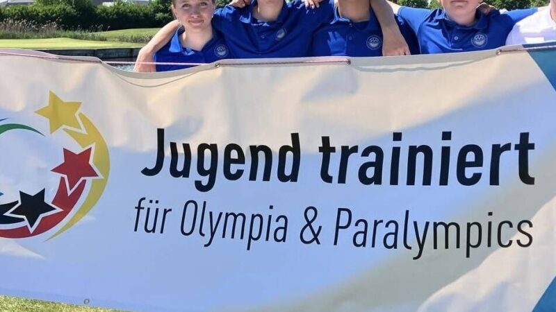 „Jugend trainiert für Olympia und Paralympics“: Gymnasium-Golfteam startet auf Anhieb durch
