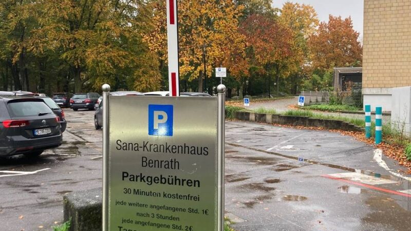 Nach Ärger mit Schrankensystem in Düsseldorf: Parken bei Sana-Kliniken nun per Kennzeichenerfassung