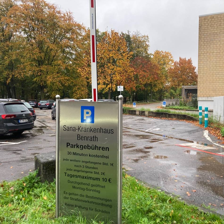 Nach Ärger mit Schrankensystem in Düsseldorf: Parken bei Sana-Kliniken nun per Kennzeichenerfassung