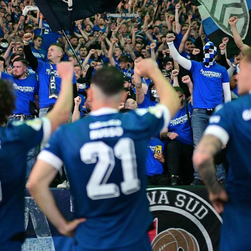 Arminia zwischen Enttäuschung und Stolz: „Die Reise war extrem geil“