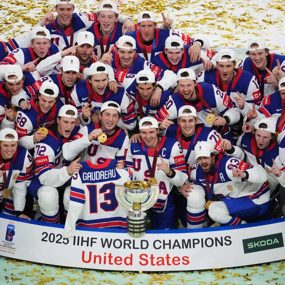 Eishockey-WM: USA gewinnen historischen Titel für gestorbenen Mitspieler