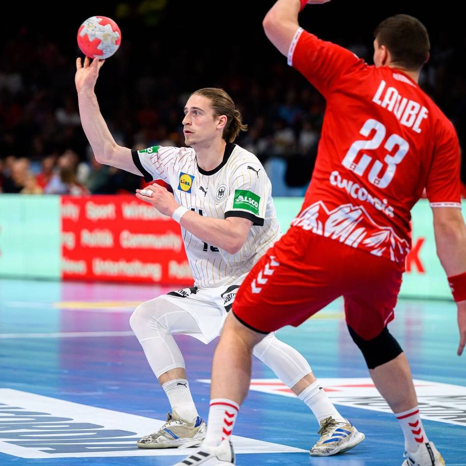 Gruppensieg in der EM-Qualifikation: Deutsche Handballer mit Last-Minute-Remis gegen die Schweiz