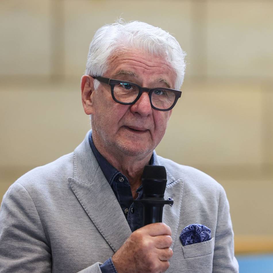 Marcel Reif in Düsseldorf: „Das ist wie Fort Knox gesichert. Wo sind wir denn?“