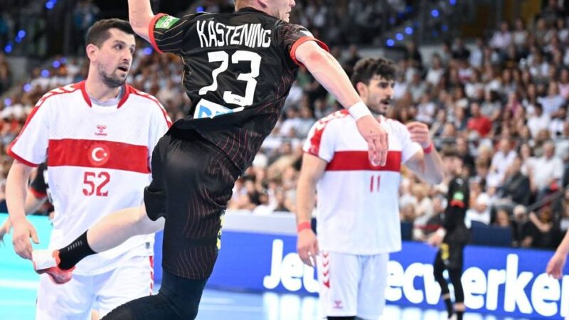 EM-Qualifikationsspiel: Deutsche Handballer mit Tor-Gala gegen die Türkei