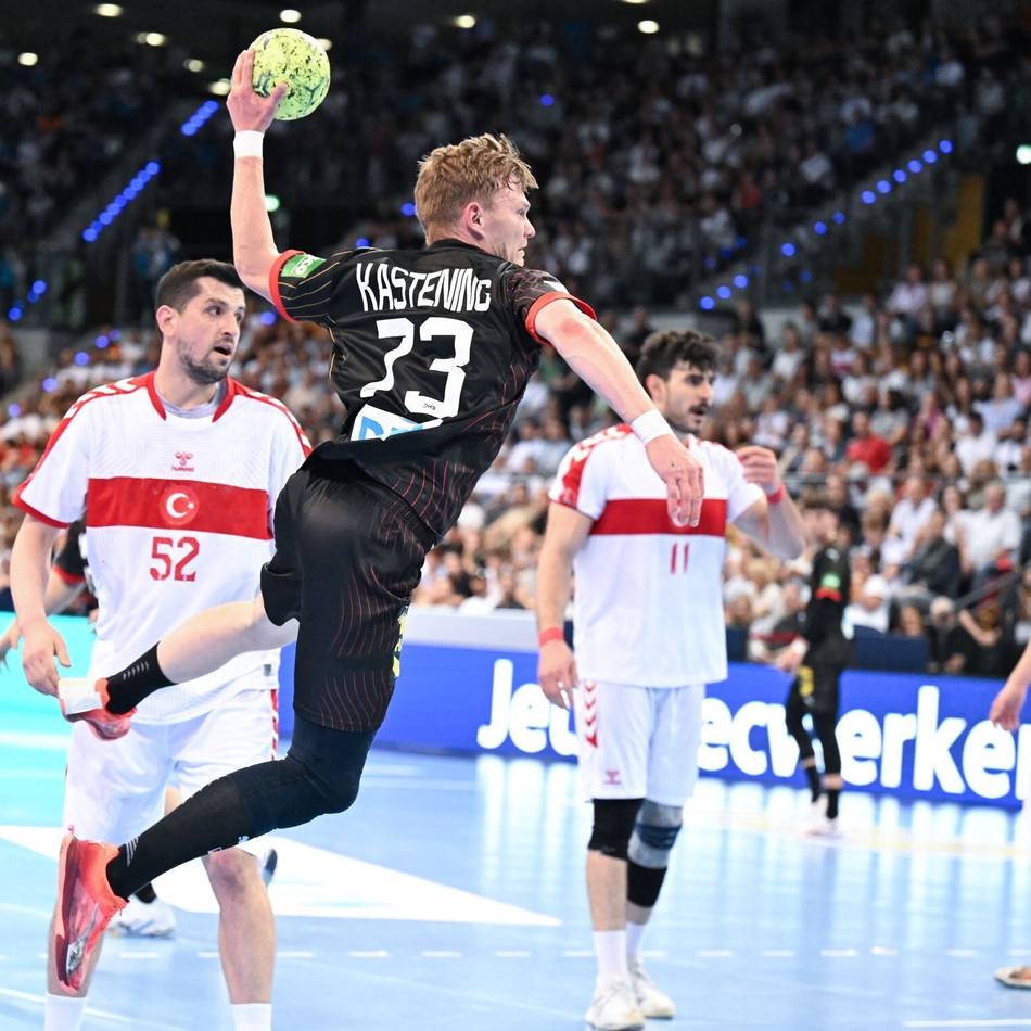 EM-Qualifikationsspiel: Deutsche Handballer mit Tor-Gala gegen die Türkei