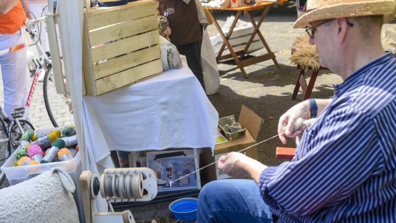 Im Ortskern von Lank-Latum in Meerbusch: Ökomarkt findet doch wieder statt
