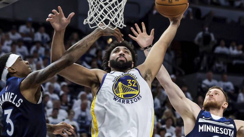 Spiel zwei der NBA-Play-offs: Warriors verlieren ohne Curry deutlich in Minneapolis