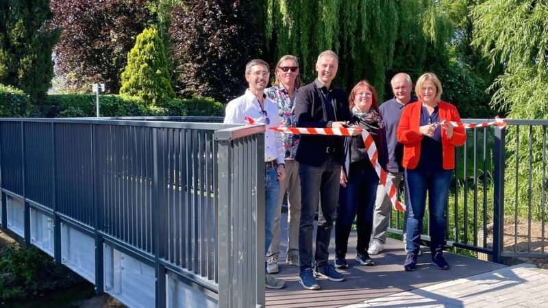 Mitten in Dinslaken: Rotbachbrücke eröffnet – Radfahrer und Fußgänger atmen auf