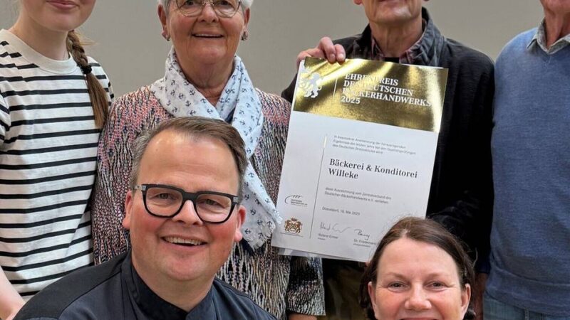 Leverkusener Bäcker und Konditor geehrt: Stefan Willecke erhält Ehrenpreis des Bäckerhandwerks
