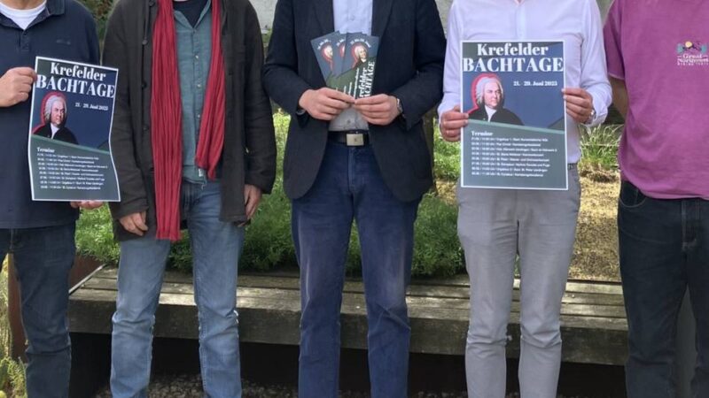 Programm für die Bachtage in Krefeld: „Bach ist das Anfang und das Ende, an ihn kommt niemand heran“