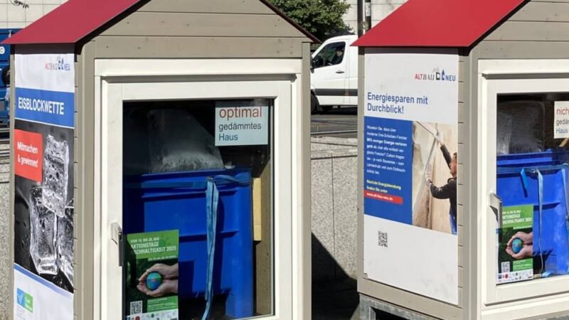 Aktionstage Nachhaltigkeit: Viersen lädt zur Eisblockwette