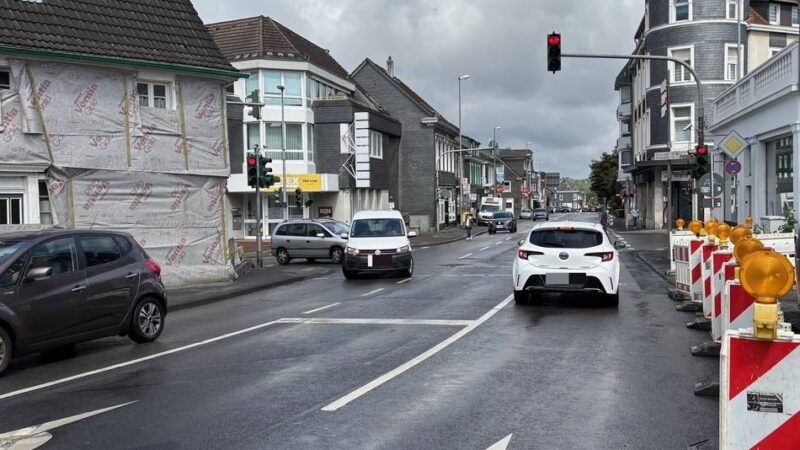 Baustellen in Remscheid: Verkehrs-Knoten am Hasten ist wieder gelöst