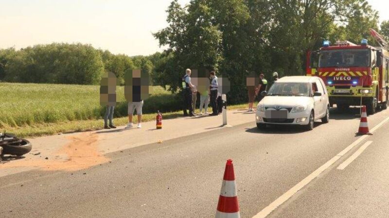 Unfall in Mettmann: 20-Jähriger Wülfrather bei Verkehrsunfall schwer verletzt