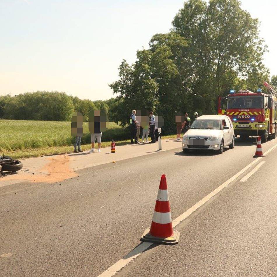 Unfall in Mettmann: 20-Jähriger Wülfrather bei Verkehrsunfall schwer verletzt