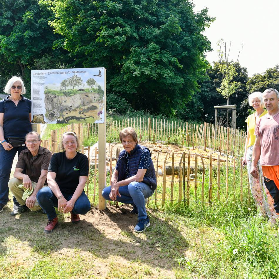 Umweltschutz Langenfeld: Neues Sandarium im Freizeitpark Langfort eingeweiht