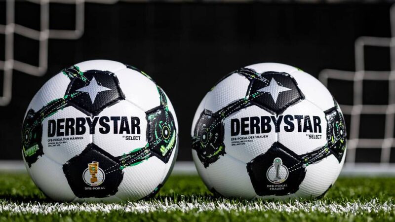 Ab Saison 2025/26: Bei allen DFB-Pokalspielen rollen bald Derbystar-Bälle aus Goch