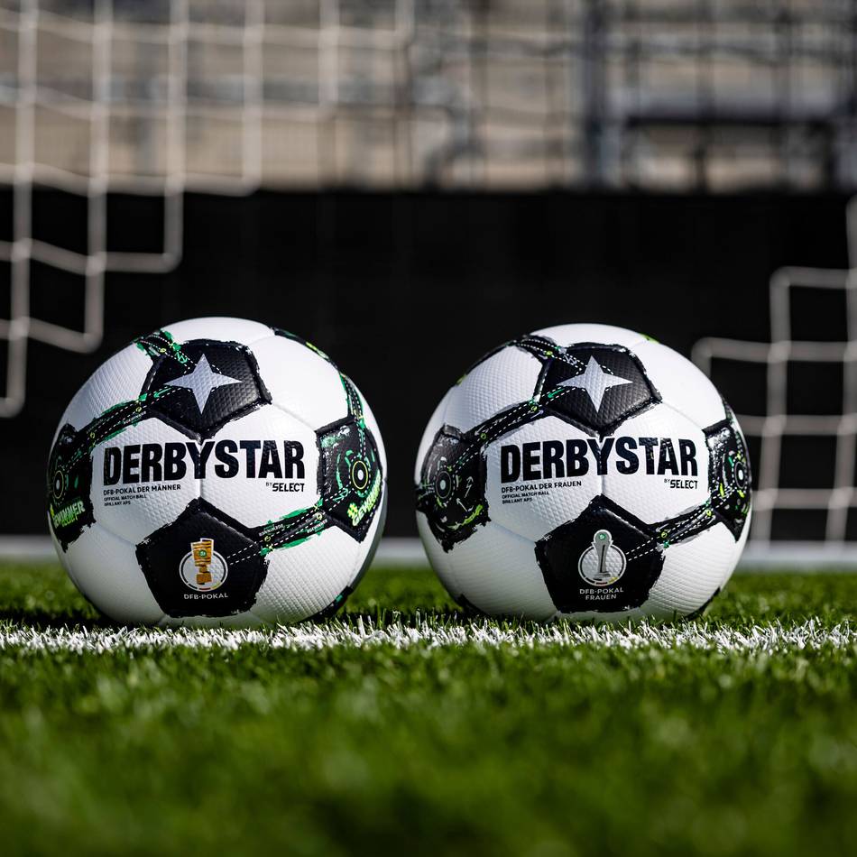 Ab Saison 2025/26: Bei allen DFB-Pokalspielen rollen bald Derbystar-Bälle aus Goch