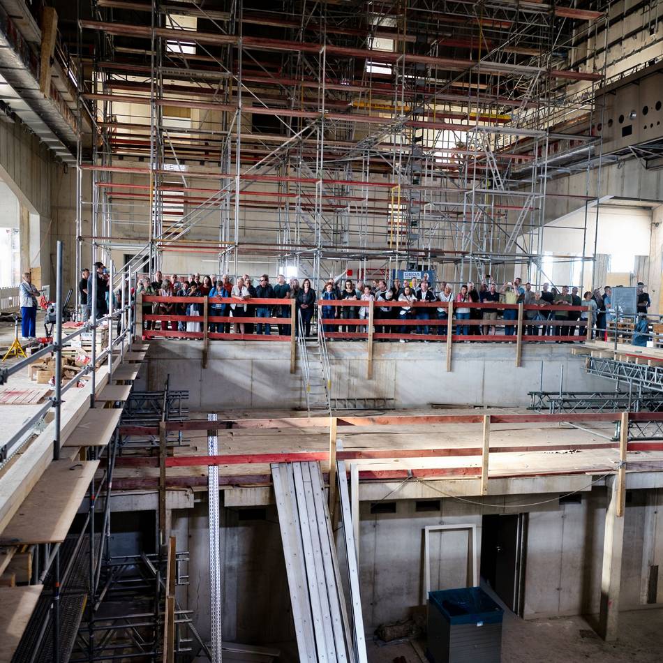 Baustelle in Monheim: Die Kulturraffinerie K714 nimmt weiter Gestalt an