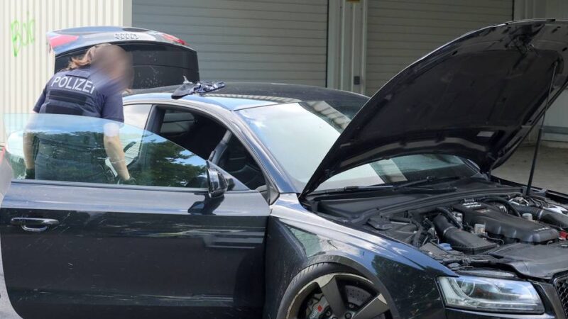 Verfolgungsjagd in Rommerskirchen: Audi-Fahrer rast über Friedhof und Schulgelände