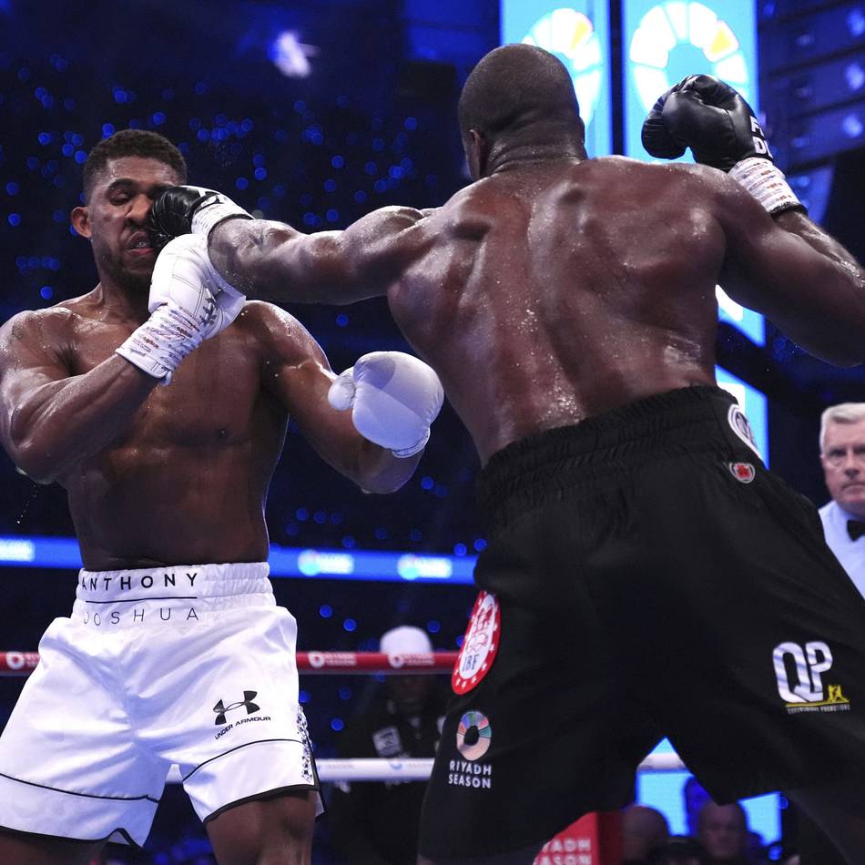 Boxkampf vor 96.000 Zuschauern: Ex-Weltmeister Joshua geht spektakulär k.o. gegen Dubois