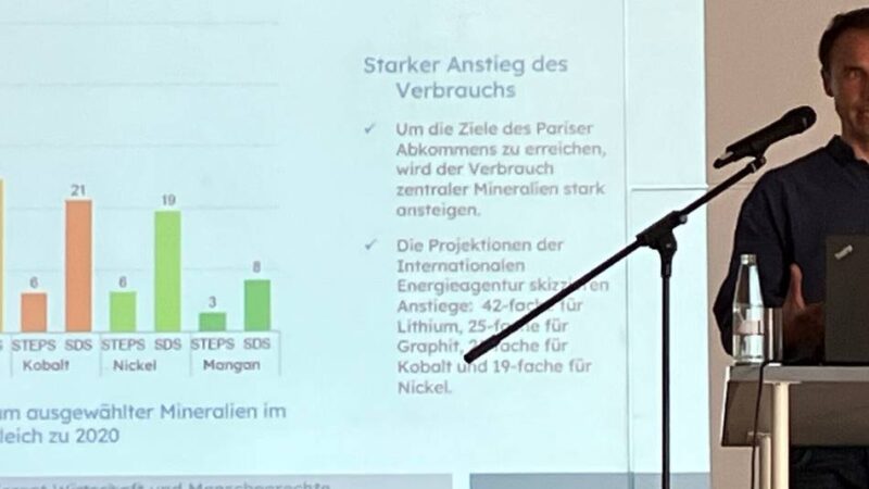Vortrag im Medienzentrum: Verantwortung bei Rohstoffabbau