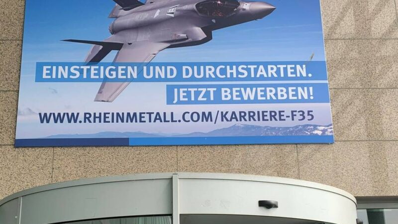 Positive Nachrichten für Fabrik in Weeze: Klares Signal aus dem Pentagon – Kooperation bei F-35 Kampfjet mit Rheinmetall läuft weiter