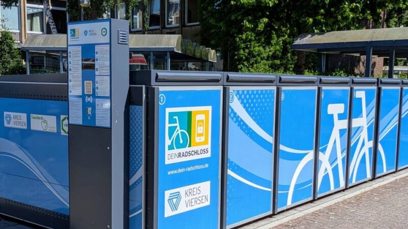 Ein Jahr Dein-Radschloss-Radboxen im Kreis Viersen: Radboxen erleichtern Umstieg auf Bus und Bahn