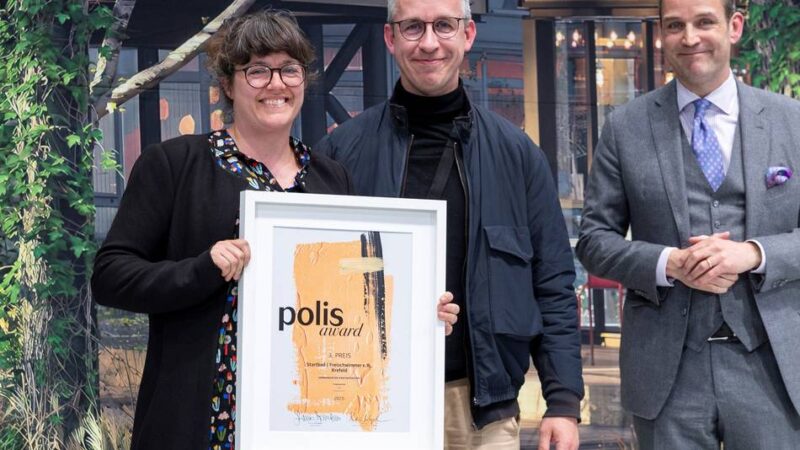 Krefelder Verein bei Stadtentwicklungswettbewerb: Freischwimmer belegen dritten Platz bei Polis Award