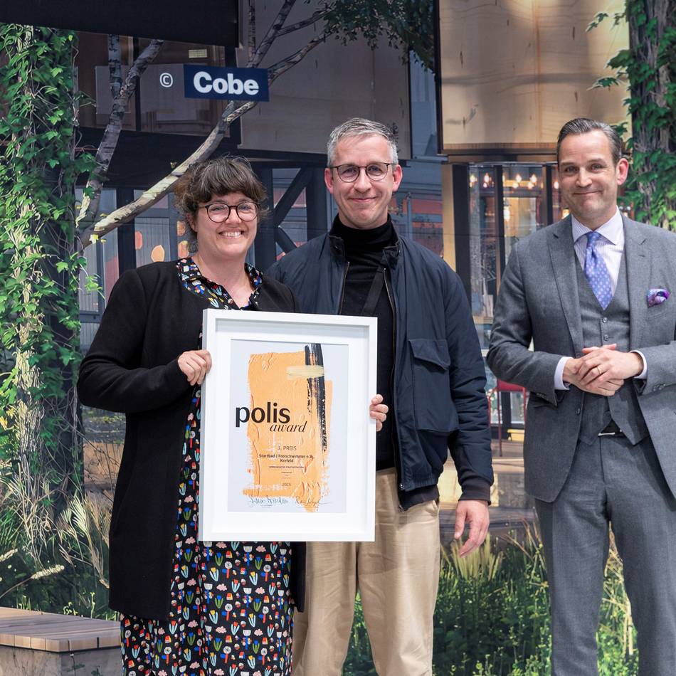 Krefelder Verein bei Stadtentwicklungswettbewerb: Freischwimmer belegen dritten Platz bei Polis Award