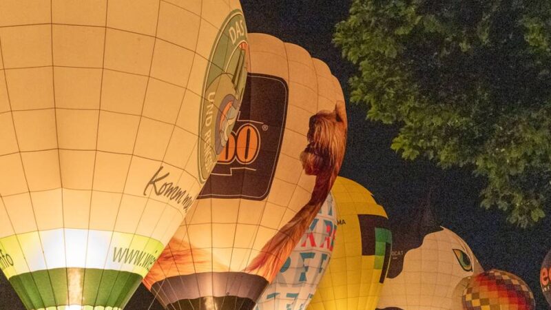 Ballon-Spektakel auf der Rennbahn: Der glühende Himmel über Krefeld