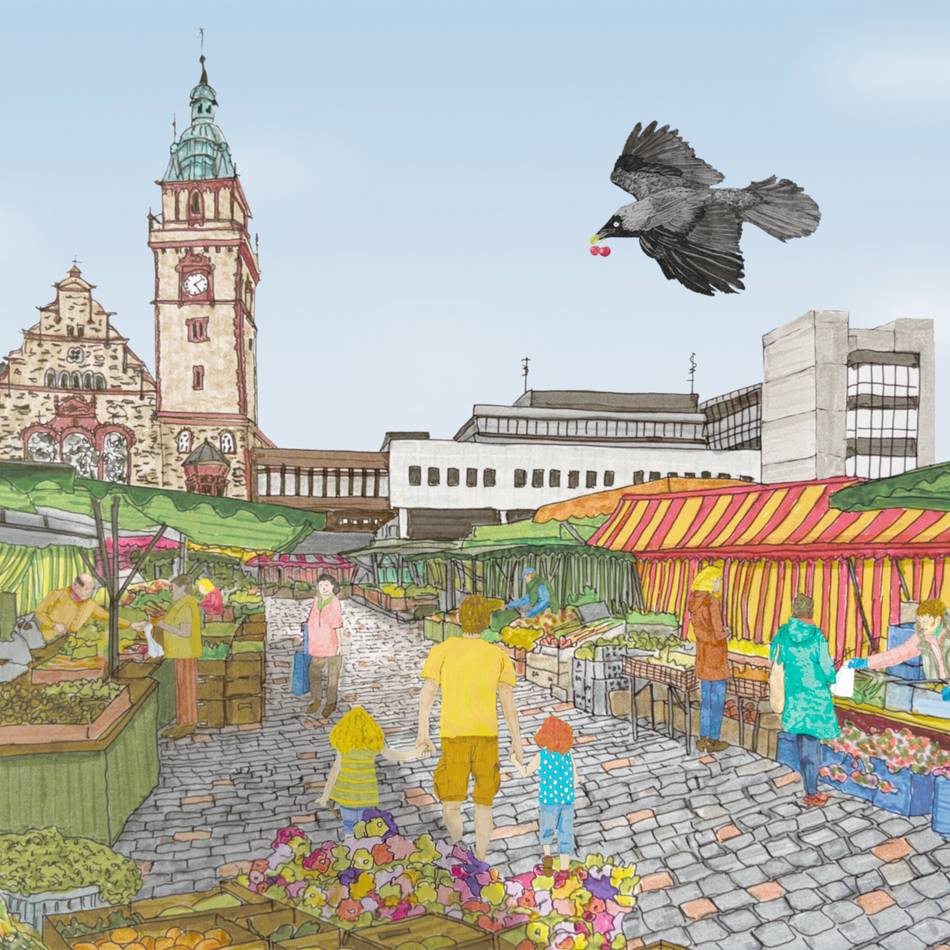 Neues Kinderbuch über Mönchengladbach: Dohle Dolores erkundet die Stadt