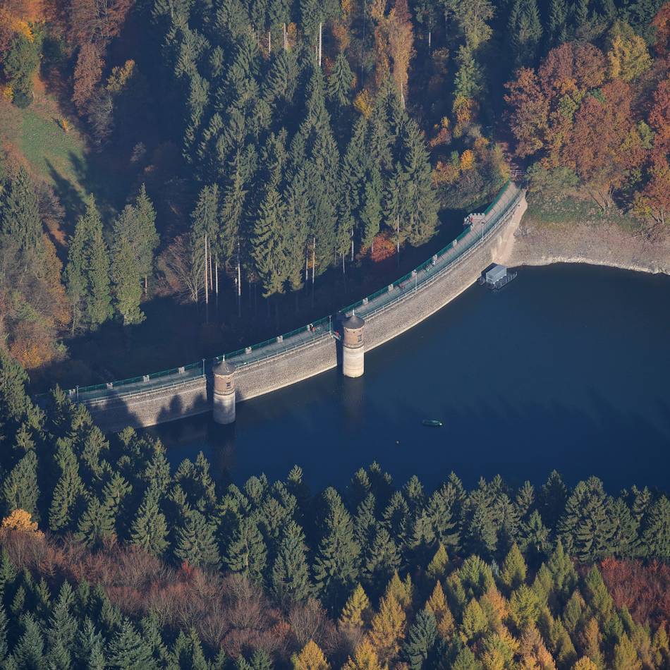 Trotz Regen im April: Pegel in Solinger Sengbachtalsperre sinkt weiter