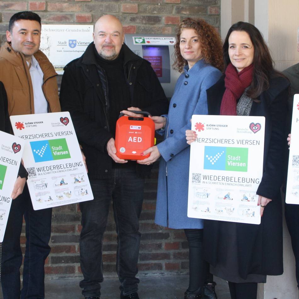 Lebensrettung in Viersen: Immer mehr Defibrillatoren im Stadtgebiet
