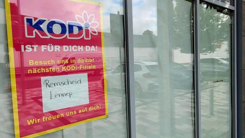 Haushaltsdiscounter in Hückeswagen: Kodi-Ende kommt ein paar Tage früher