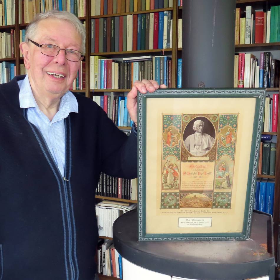 Gedenkbild für Bürgerverein: Papstvorgänger Leo XIII. wurde in Nettetal gefeiert