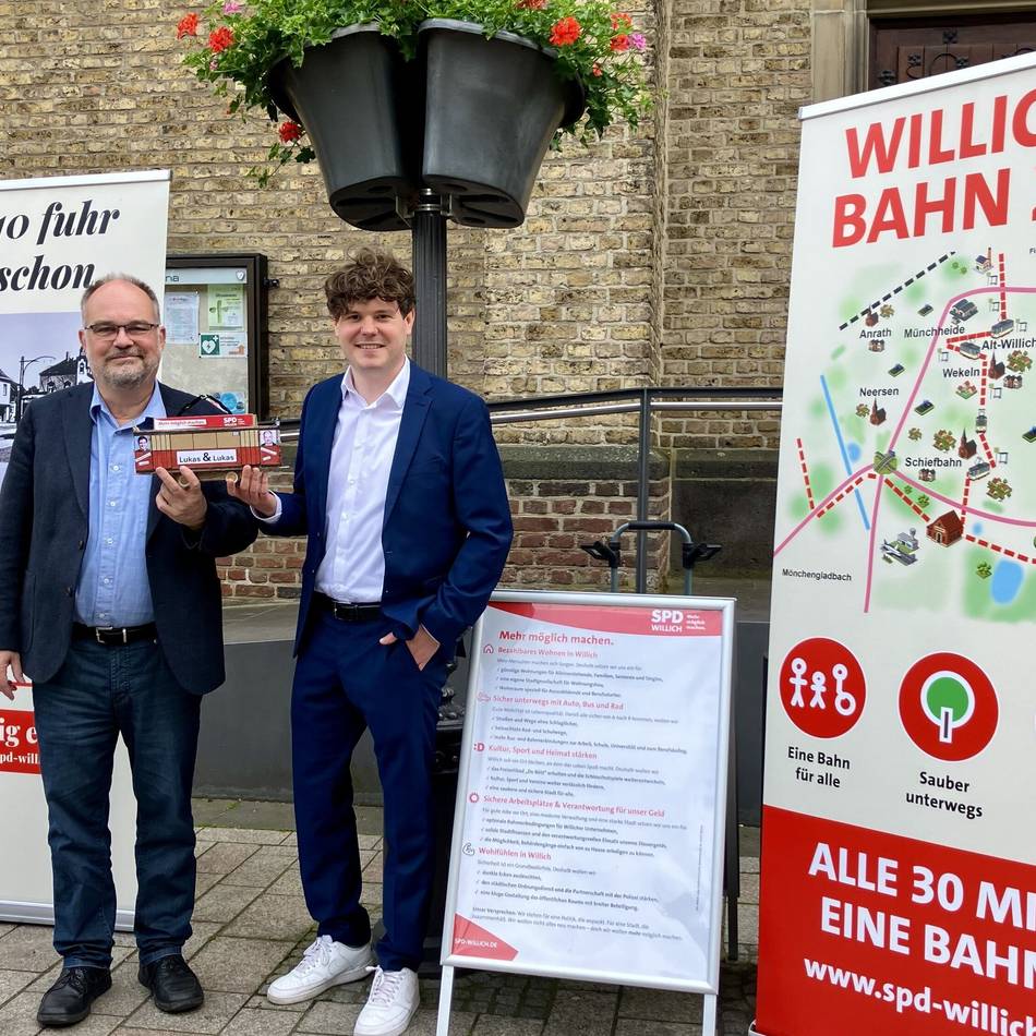 SPD Willich bereitet sich auf Kommunalwahl 2025 vor: „Lukas und Lukas“ stellen Wahlprogramm vor