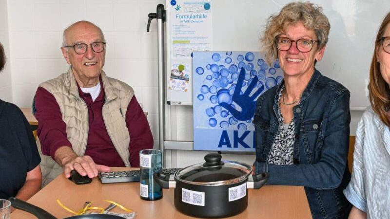 Arbeitskreis Fremde in Willich: Deutsch lernen mit QR-Codes
