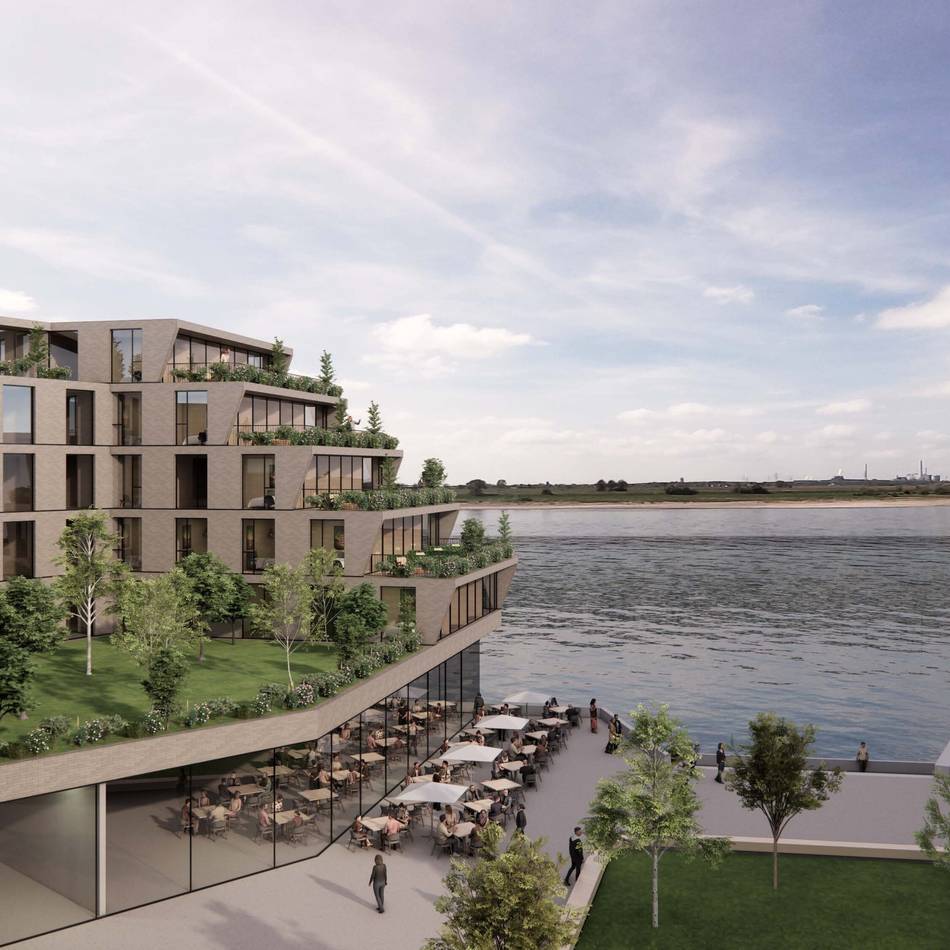 Städtebauprojekt in Krefeld-Uerdingen: So geht es beim Rheinblick voran