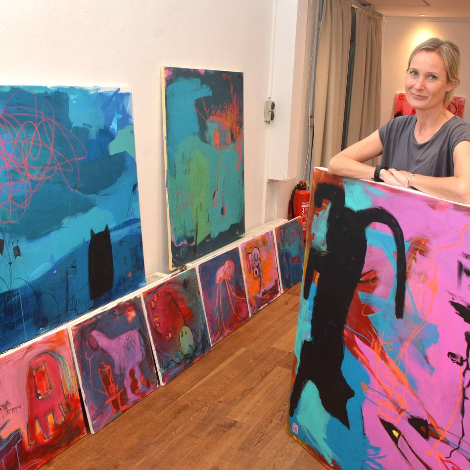 Kunstausstellung in Düsseldorf: Pia Seemann stellt in Angermund aus
