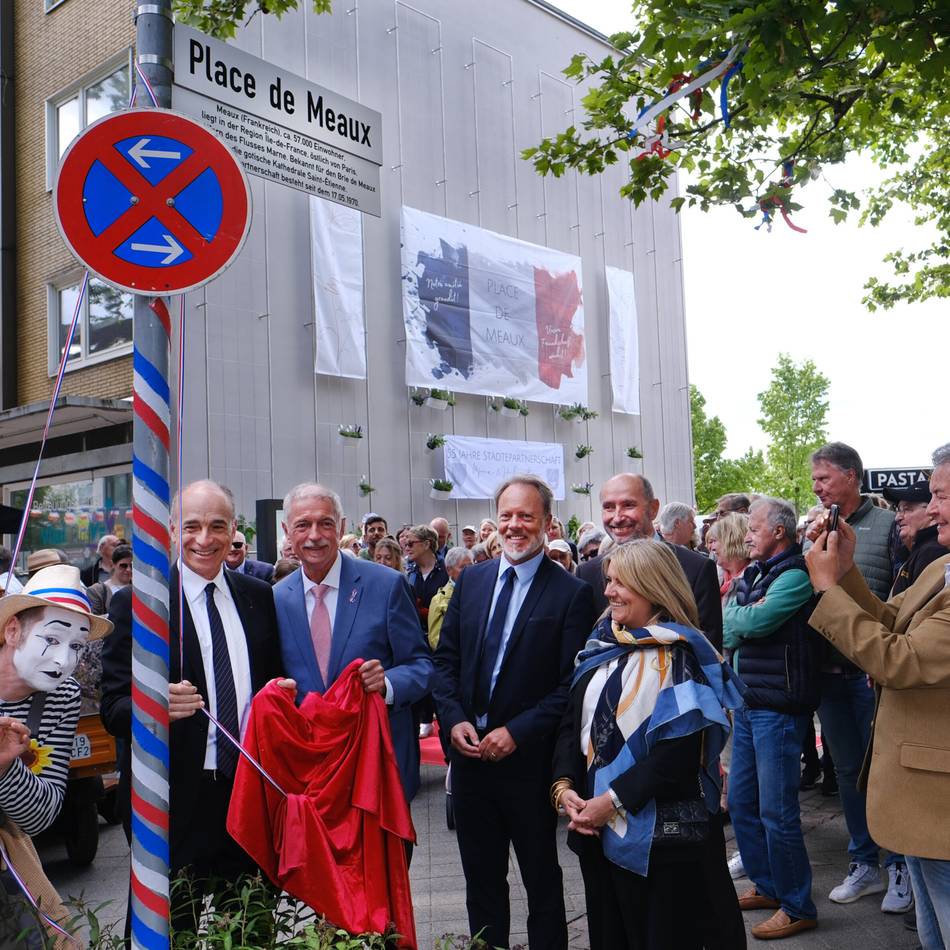 Offizielle Eröffnung in Heiligenhaus: Bürger freuen sich über den neuen Place de Meaux