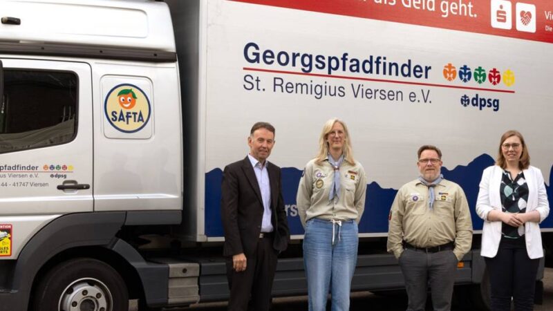 Stadtgespräch Viersen: Neuer Lkw für Pfadfinder, Unterstützung fürs Kinderhaus und ein wiedergewählter Senior